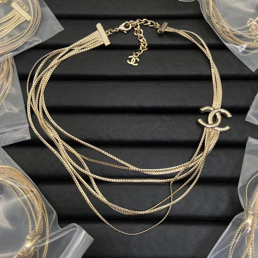 18K  Chanel Gold Necklace